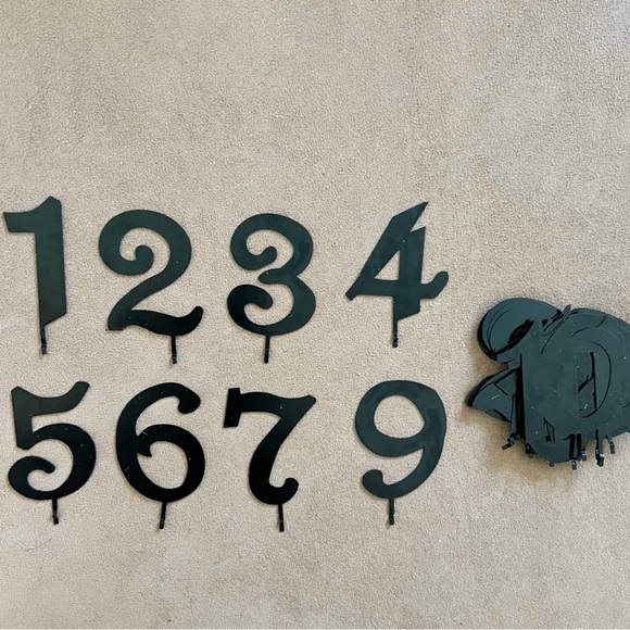 Metal Table Numbers - Picture 2 of 5